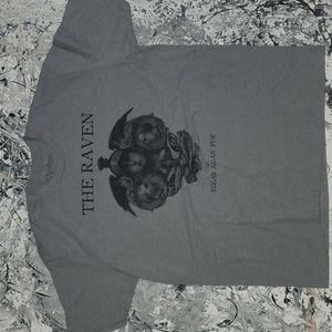 The Raven Edgar Allan Poe mens graphic tee